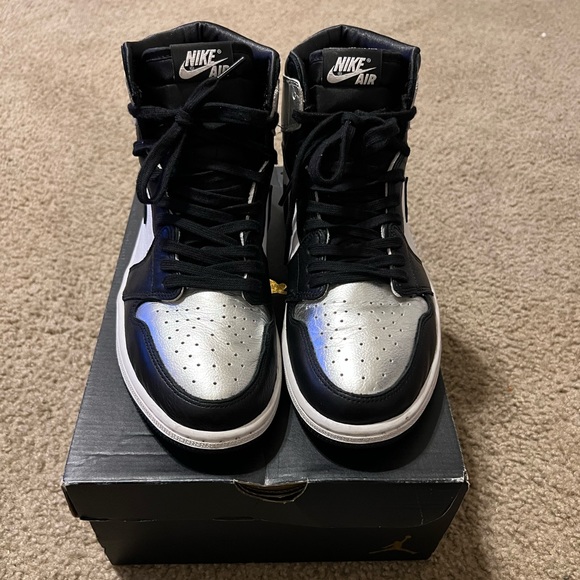 Other - Jordan Silver Toe Retro 1’s
